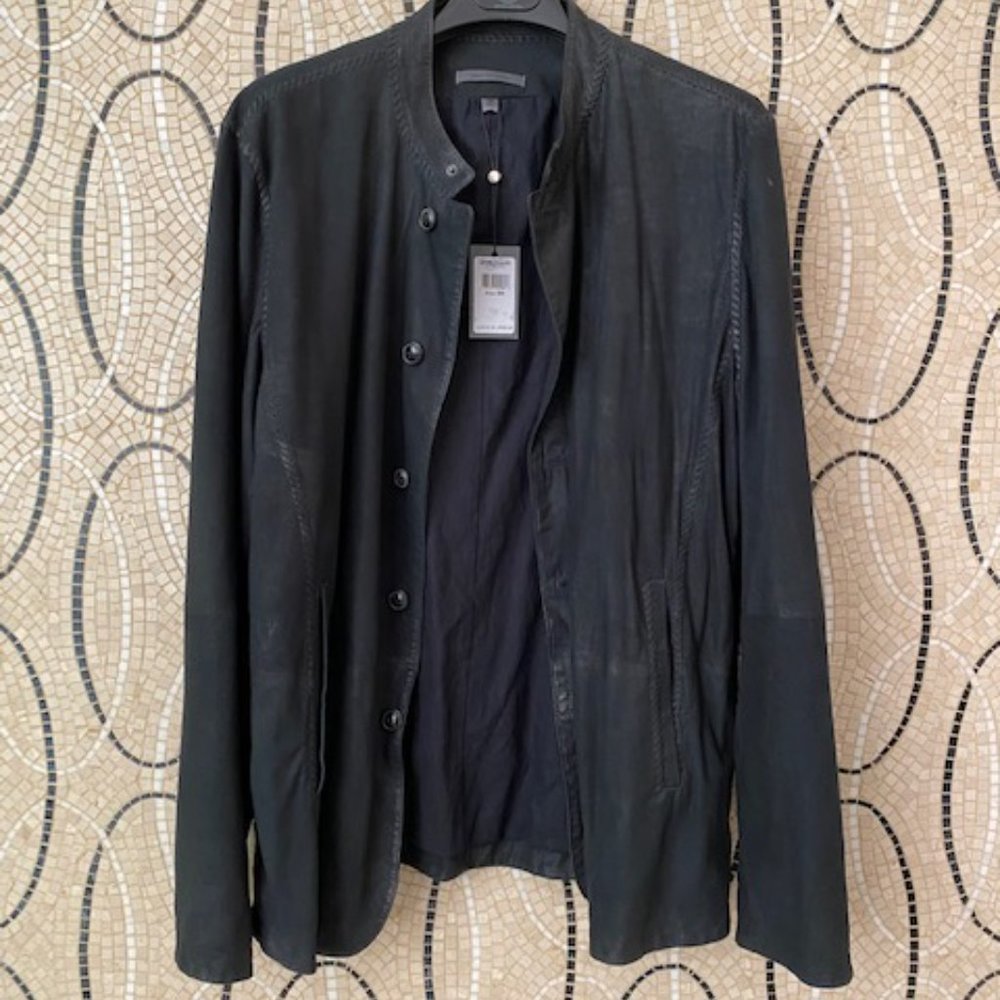 JOHN VARVATOS Men's Suede Jacket-58 Never been worn!